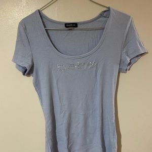 Light blue Bebe top